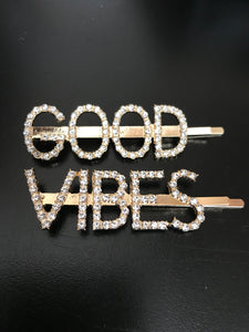Good Vibes Hair Clip
