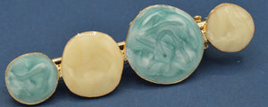 Multicolored Round Hair Clip
