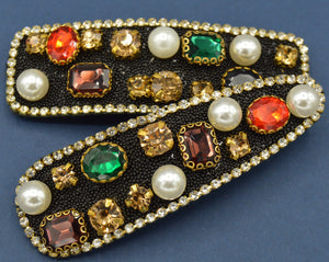 Multicolored Pearl Hair Clip