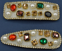 Load image into Gallery viewer, Multicolored Pearl Hair Clip
