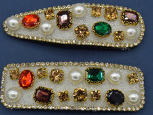 Load image into Gallery viewer, Multicolored Pearl Hair Clip
