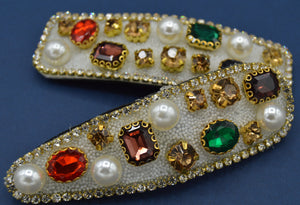 Multicolored Pearl Hair Clip
