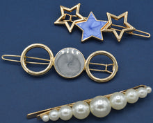 Load image into Gallery viewer, Blue Star Hair Clip
