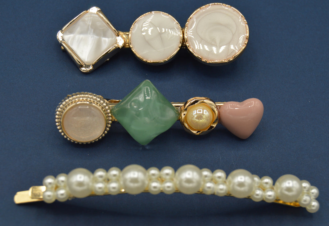 Pearl Hair Clips