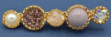 Load image into Gallery viewer, Pink and pearl hair clip
