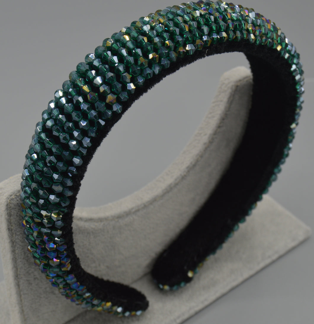 Velvet Beaded Headband