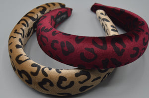 Cheetah Print Sponge Headband