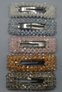 2 Piece Beaded Hair Clip Set