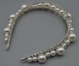 Double Diamond Pearl Headband