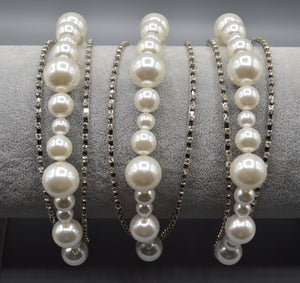 Double Diamond Pearl Headband