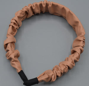 2 Piece Faux Leather Headband