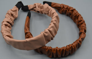 2 Piece Faux Leather Headband