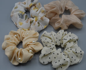 4 Piece Scrunchie Set