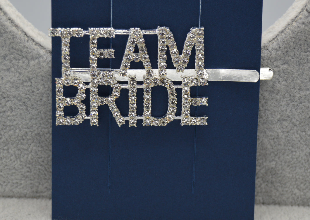 Team Bride Hairclip
