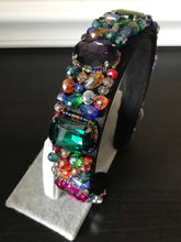 Load image into Gallery viewer, Purple and Green Stone Headband

