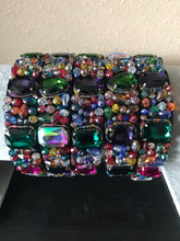 Load image into Gallery viewer, Purple and Green Stone Headband
